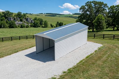 12 × 30 boat cover with closed back: computer render