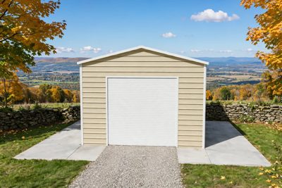 18 × 30 tall garage: computer render