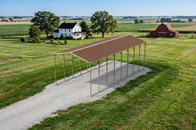 18 × 45 large RV cover: computer render